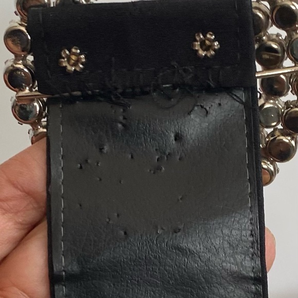 Vintage Belt with Rhinestone Buckle - Picture 5 of 7